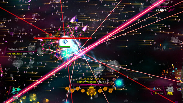 Screenshot z PhaigeX: Hyperspace Survivors