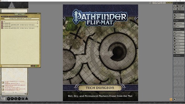 Fantasy Grounds - Pathfinder RPG - Pathfinder Flip-Mat - Tech Dungeon