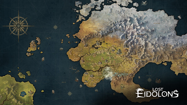 Screenshot z Lost Eidolons - Artbook & World Map