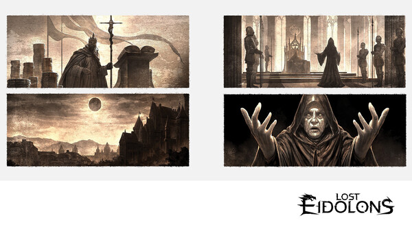 Screenshot z Lost Eidolons - Artbook & World Map