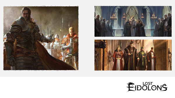 Screenshot z Lost Eidolons - Artbook & World Map