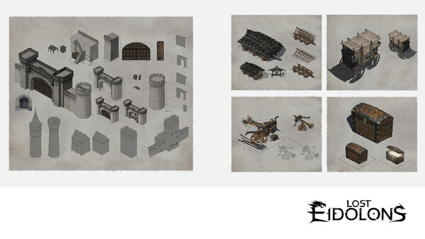 Screenshot z Lost Eidolons - Artbook & World Map