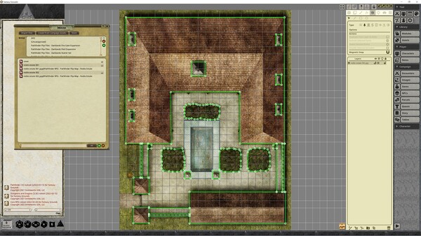 Fantasy Grounds - Pathfinder RPG - Pathfinder Flip-Mat - Noble Estate