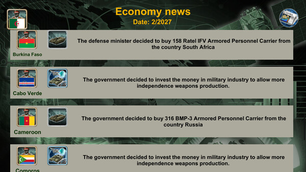 Screenshot z Africa Empire 2027