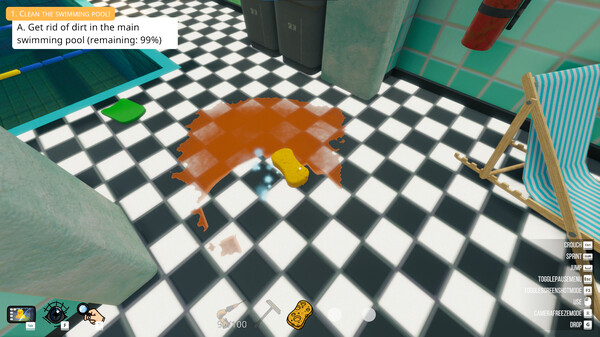 Pool Cleaning Simulator.