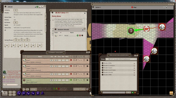 Fantasy Grounds - Mutant Crawl Classics #3: Incursion of the Ultradimension