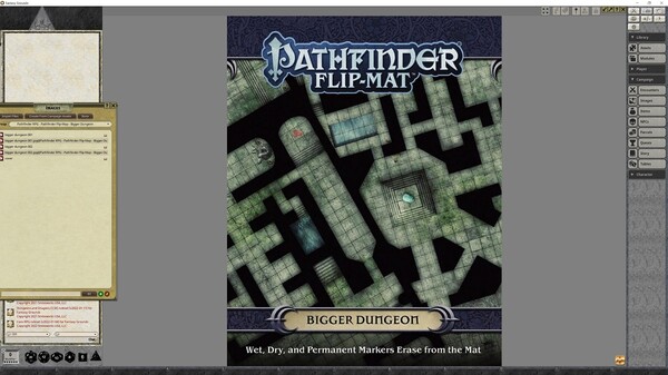 Fantasy Grounds - Pathfinder RPG - Pathfinder Flip-Mat - Bigger Dungeon