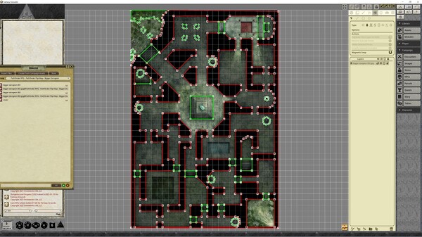Fantasy Grounds - Pathfinder RPG - Pathfinder Flip-Mat - Bigger Dungeon