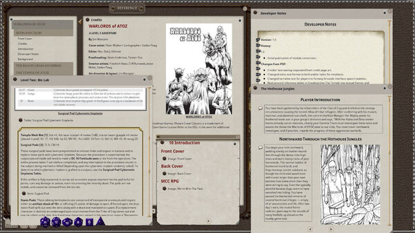 Fantasy Grounds - Mutant Crawl Classics #4: Warlords of ATOZ