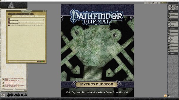 Fantasy Grounds - Pathfinder RPG - Pathfinder Flip-Mat - Mythos Dungeon