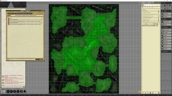 Fantasy Grounds - Pathfinder RPG - Pathfinder Flip-Mat - Mythos Dungeon