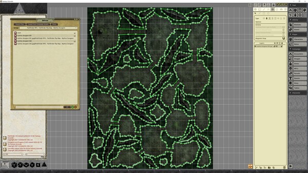 Fantasy Grounds - Pathfinder RPG - Pathfinder Flip-Mat - Mythos Dungeon