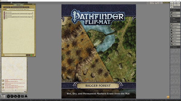 Fantasy Grounds - Pathfinder RPG - Pathfinder Flip-Mat - Bigger Forest