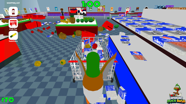 Скриншот 1 из игры Supermarket Duck Dash