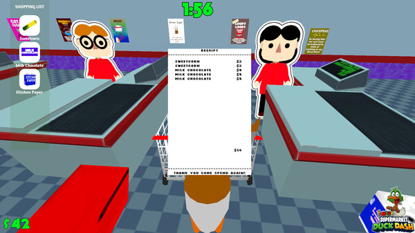 Скриншот 2 из игры Supermarket Duck Dash