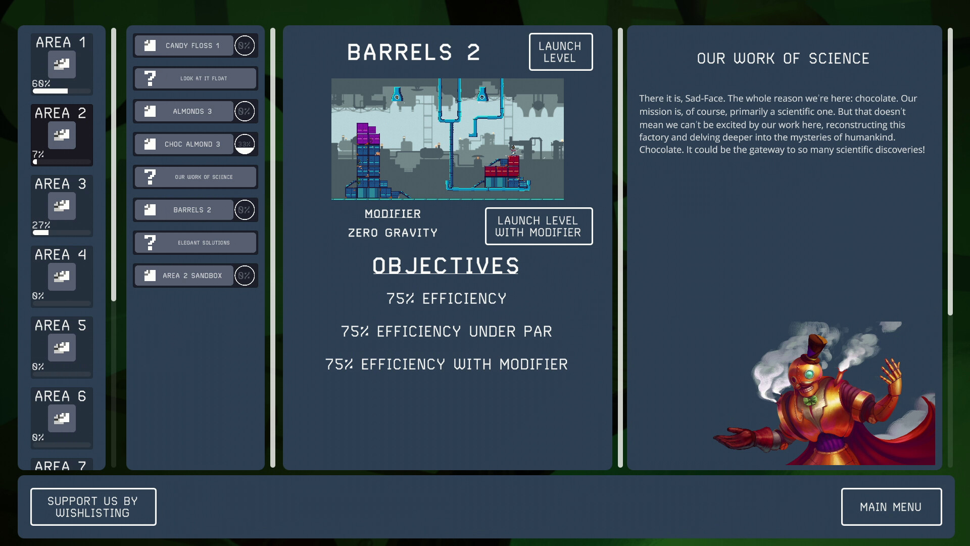 Captain Contraption's Chocolate Factory screenshot #3