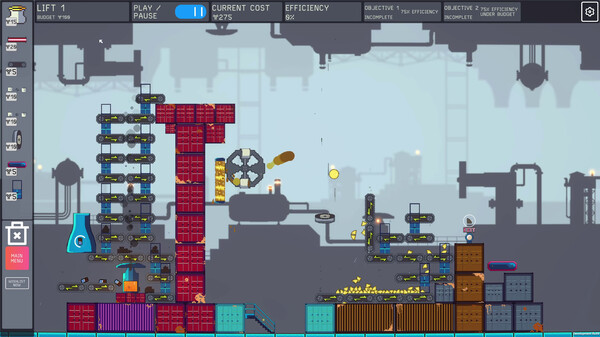 Screenshot z Captain Contraption's Chocolate Factory