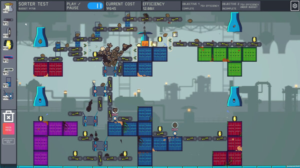 Screenshot z Captain Contraption's Chocolate Factory