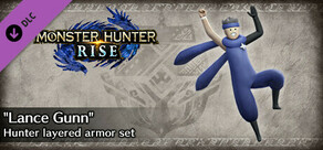 Monster Hunter Rise - "Lance Gunn" - Lagdelt Hunter-rustningssæt