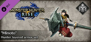 Monster Hunter Rise - "Minoto" - Lagdelt Hunter-rustningssæt