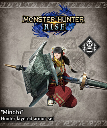 Monster Hunter Rise - &quot;Minoto&quot; Hunter layered armor set