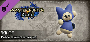 Monster Hunter Rise - "Kit T." - Lagdelt Palico-rustningssæt