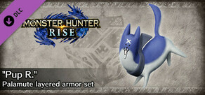 Monster Hunter Rise - "Pup R." Palamute - Lagdelt rustningssæt