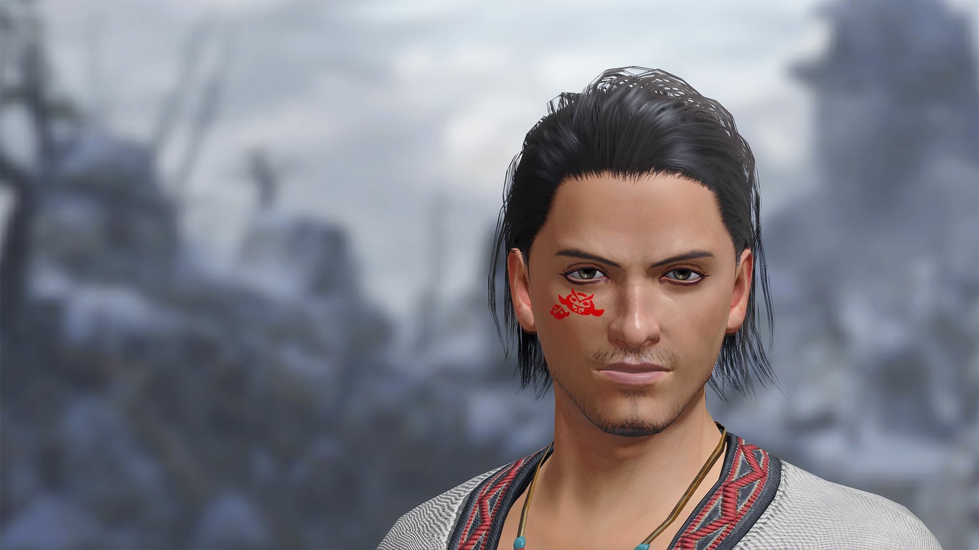 Monster Hunter Rise - "Cohoot" face paint Featured Screenshot #1