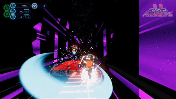 Screenshot z Star Rabbits