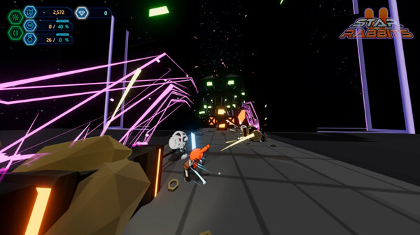 Screenshot z Star Rabbits