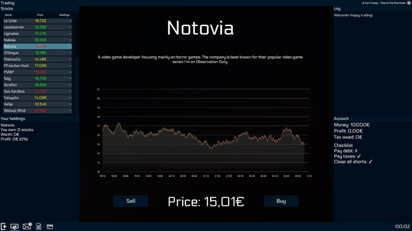 Trader of the Night.