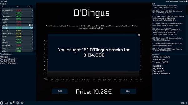 Screenshot z Trader of the Night