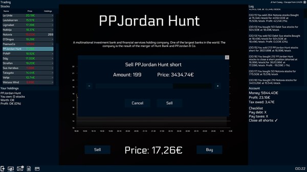 Screenshot z Trader of the Night