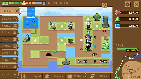 Abyss Manager Idle game for windows Pc 1