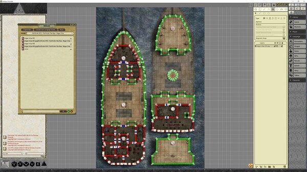 Fantasy Grounds - Pathfinder RPG - Pathfinder Flip-Mat - Bigger Ship