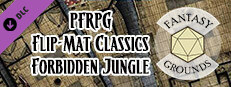 Fantasy Grounds - Pathfinder RPG - Pathfinder Flip-Mat - Forbidden Jungle Small Capsule Image