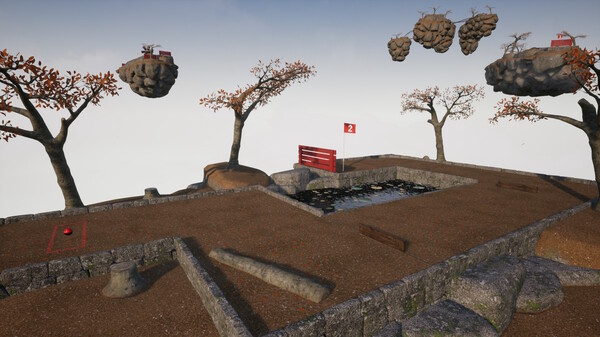 Screenshot z Golfing In Aether - Autumn