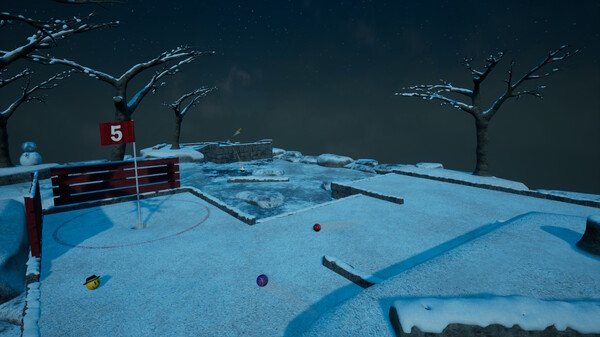 Screenshot z Golfing In Aether - Winter