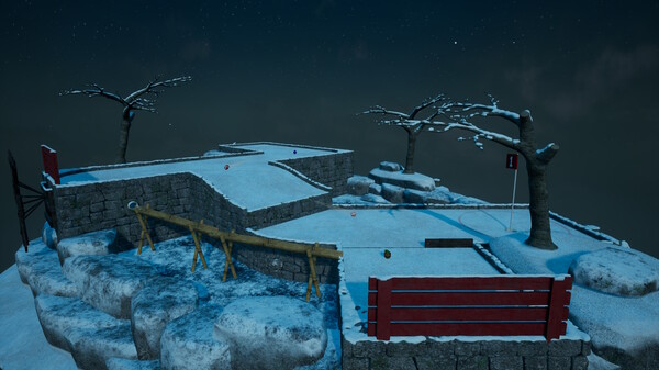 Screenshot z Golfing In Aether - Winter