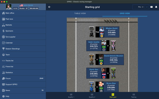 GPRO - Classic racing manager screenshot 5
