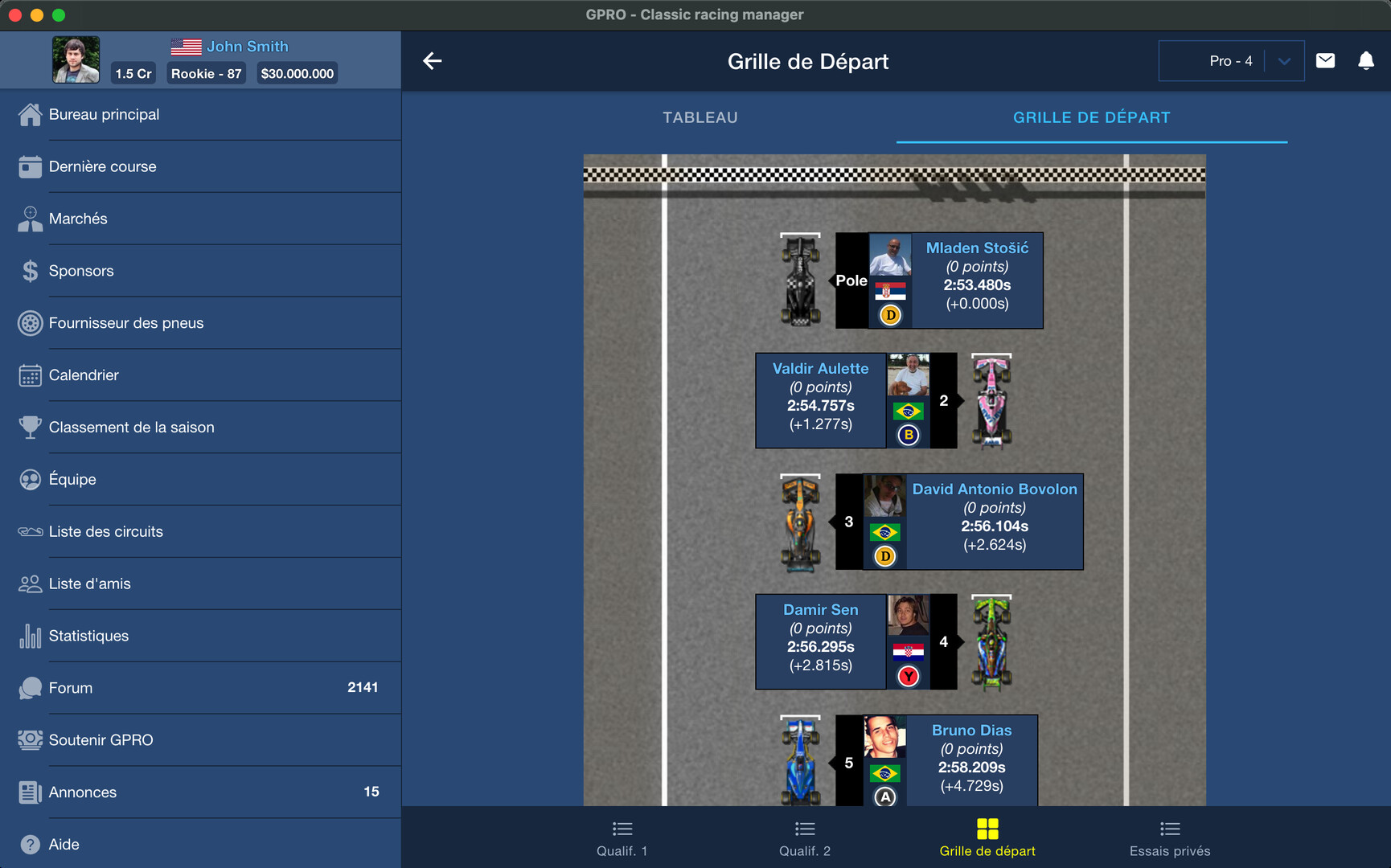 GPRO: Classic Racing Manager