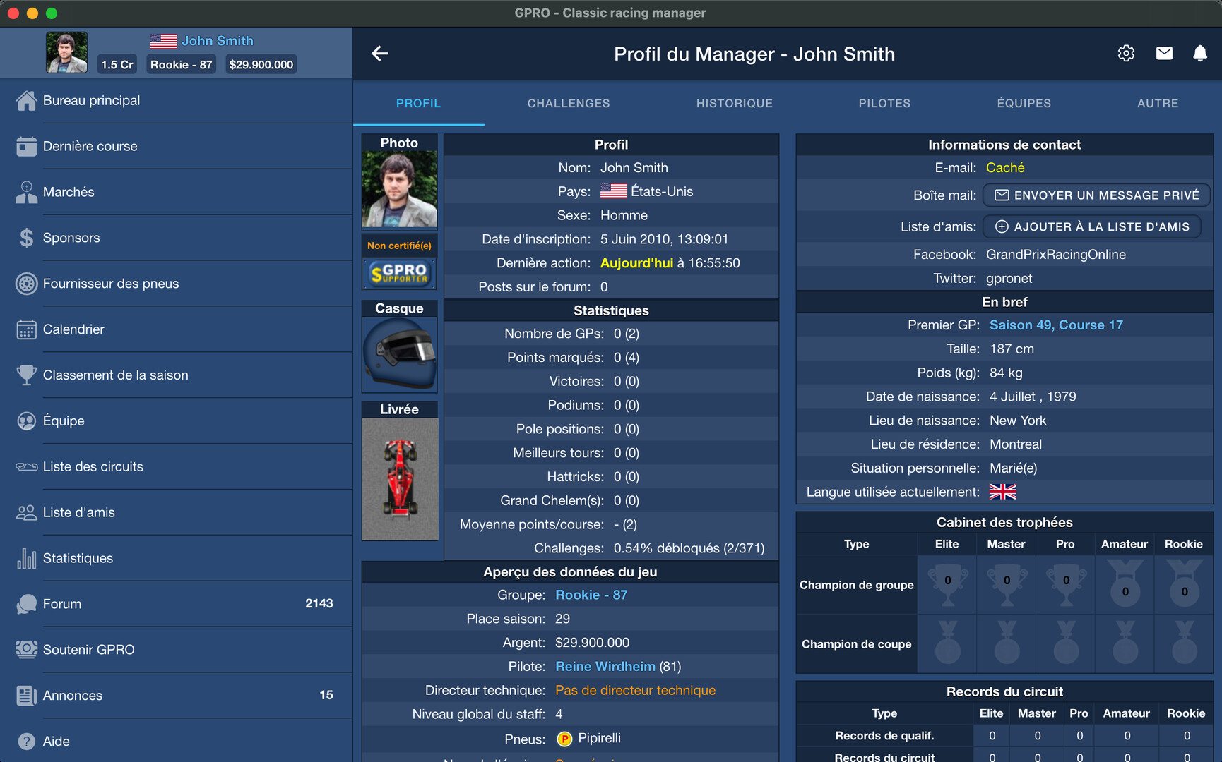 GPRO: Classic Racing Manager
