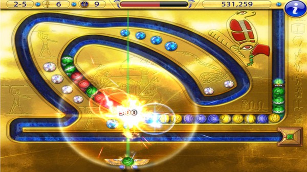 Screenshot z Luxor Amun Rising HD
