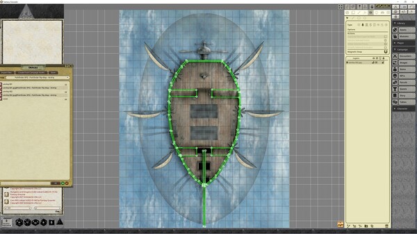 Fantasy Grounds - Pathfinder RPG - Pathfinder Flip-Mat - Airship