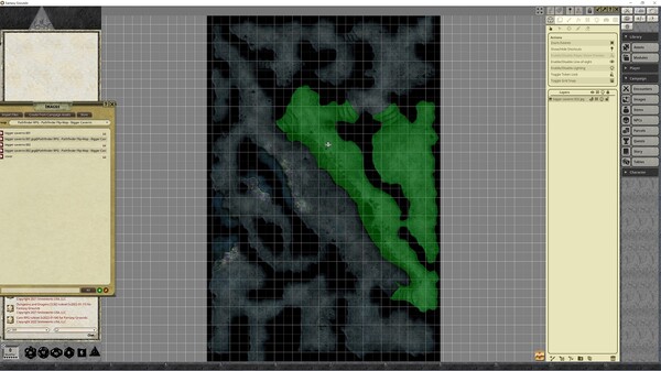 Fantasy Grounds - Pathfinder RPG - Pathfinder Flip-Mat - Bigger Caverns