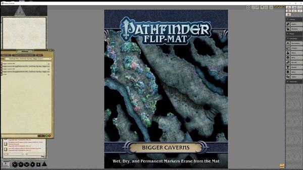 Fantasy Grounds - Pathfinder RPG - Pathfinder Flip-Mat - Bigger Caverns