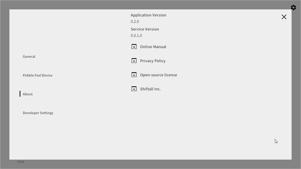 Screenshot z Pebble Feel Screenshot z Pebble Feel