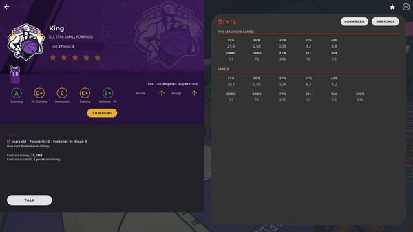 Astonishing Basketball Manager screenshot 4