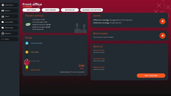 Astonishing Basketball Manager screenshot 5