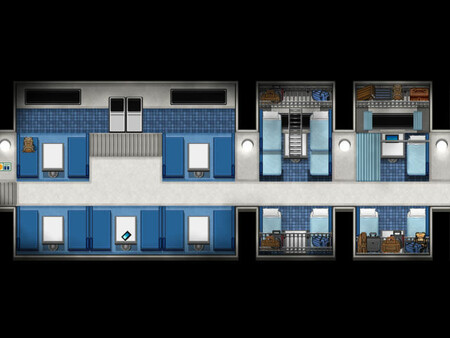 RPG Maker MZ - KR Transportation Station - Subway and Train Tileset